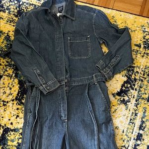 GAP denim jumpsuit